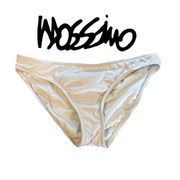 Mossimo Solid White Bikini Bottoms Sz. L - Picture 1 of 3